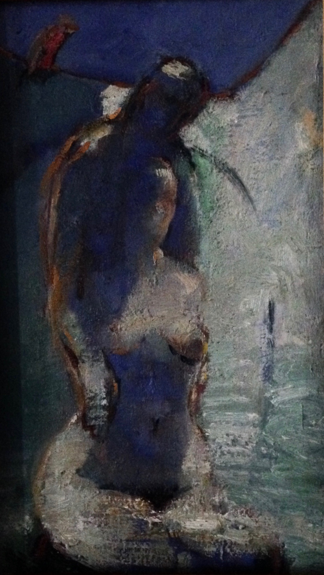 coppie di uomini e donne olio su tela 50x70 cm 2020 (detail)