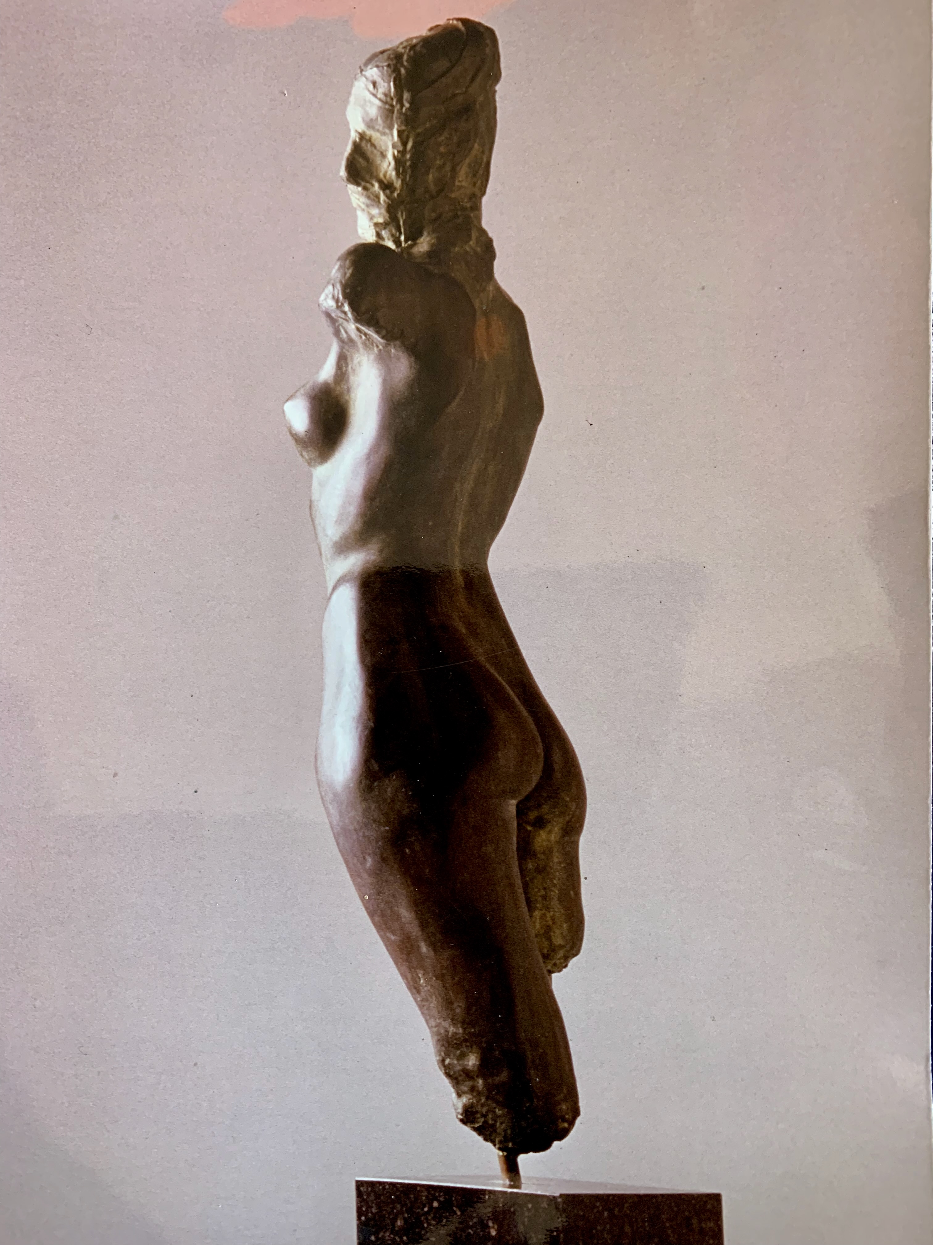 standing torso brons about H 140 cm  1980