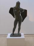 Amazone casqué bronze et fer corten ca 180 cm 1995