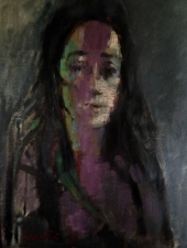 ritratto Zoila olio su tela 50x60 cm 2019
