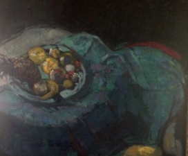 tavola  70x90  cm olio su tela   sold to collection in Austria