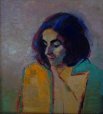 ritratto Silvia olio su tela 40x50 cm 2020