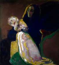 madonna da Quito  120X130 CM olio su tela 2021