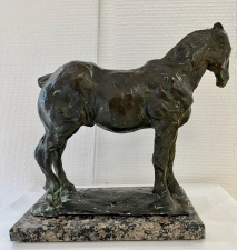 little horse ,bronze H 27 cm L 30 cm