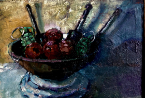 ''forbidden fruits'' serie -P 34x40cm oil on canvas 2023