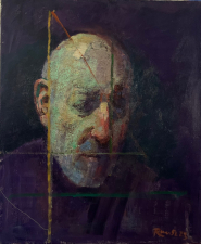 selfportrait  oil on canvas 50x60cm 2024