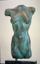 small torso  bronze 1980 5/8