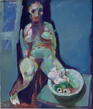 ''how barbaric'' 60 x70 cm oil on canvas 2025