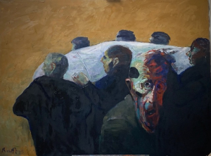 serie Gaza ''ALL TOGETHER'' 200x 150cm oil on canvas 2025