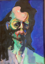 ''look at infinity'' 70x50cm oil on canvas  2025