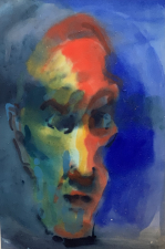 aquarelle selfportrait 40x30cm Arche paper 2026  €1200
