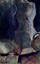stillife with torso aquarelle on FABRIANO  2026 €1500