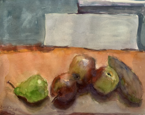 still life with fruit  Aquarelle on Archepaper  2026 € 1500