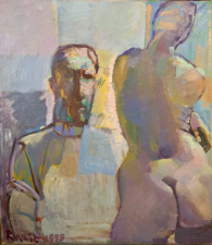 oil painting on canvas  100x90cm  €2800
