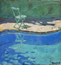 the chair 50x60cm oil on canvas €1200