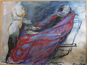 the girl and death work on paper €1200