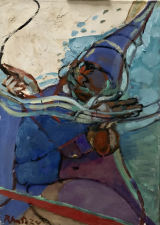 Fisherrman   serie P 60x70cm oil on canvas €4500
